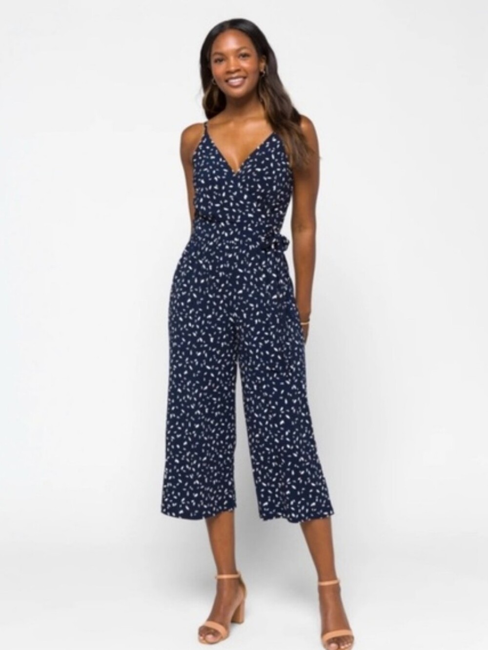 NWT Kaleigh Rica Knit Crop Jumpsuit